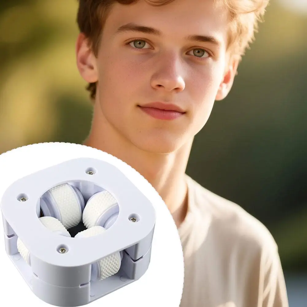 

Многофункциональный массажер для суставов рук, полностью охватывающий, с четырьмя роликами, для расслабляющего массажа пальцев, для мужчин, 1 шт.