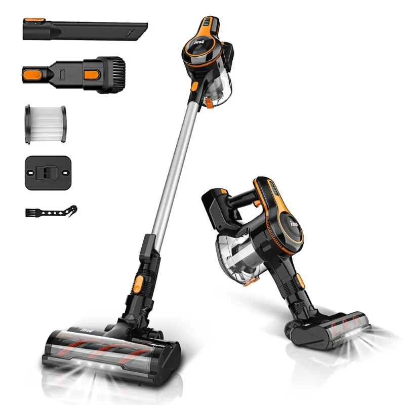 

INSE Cordless Vacuum Cleaner25Kpa Powerful Stick Vacuum6-in-1 Rechargeable Vacuum Cordless Vacuum for Pet Hair Hard Floor Carpet