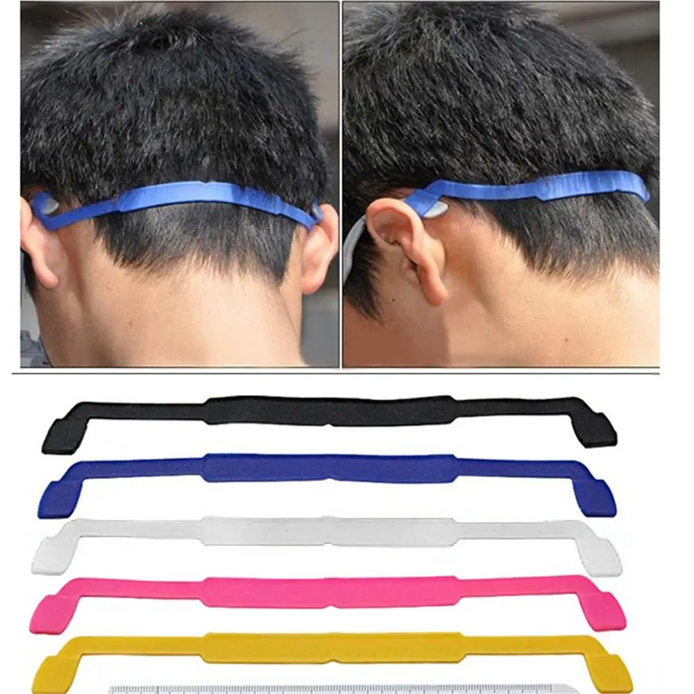 1PC Practical Cord Sports Elastic Silicone Sunglasses Holder Eyeglasses Strap Reading Glasses Anti Slip String Ropes Lanyard