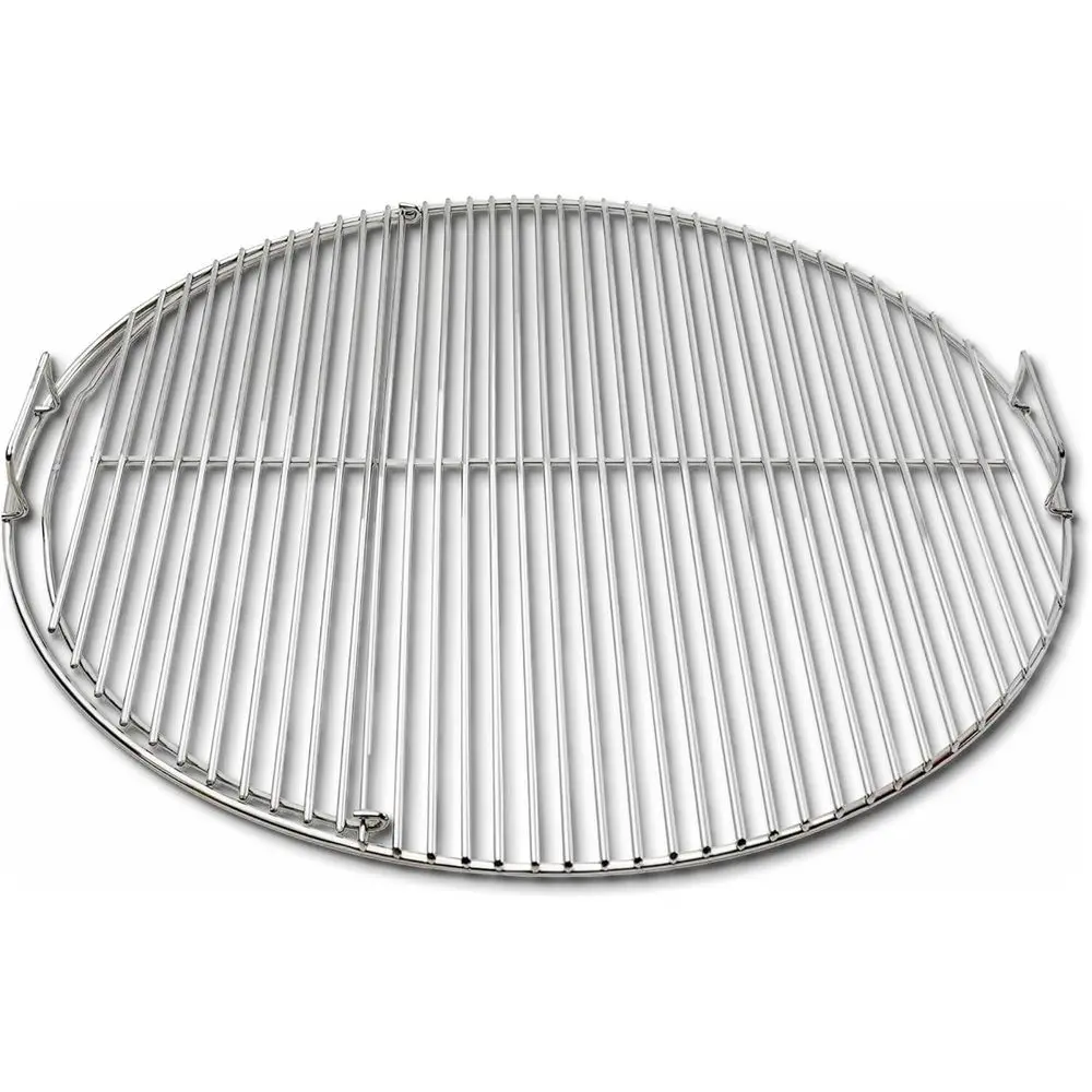 

Large Hinged 22 Charcoal Grill Cooking Grate, 304 Stainless Steel, Ideal for 2-Zone Cooking, Compatible with Weber and Other Gri