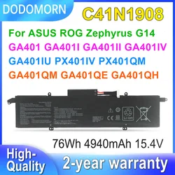 DODOMORN C41N1908 Laptop Battery For ASUS ROG Zephyrus G14 GA401 GA401I GA401II GA401IV GA401IU GA401IH GA401QM GA401QE Series