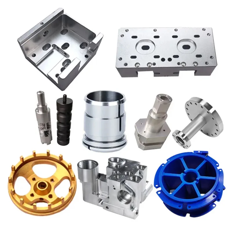 Factory 5 Axis Customized CNC Precision Machining Brass Aluminum Turning Steel Parts CNC Machining Milling Service