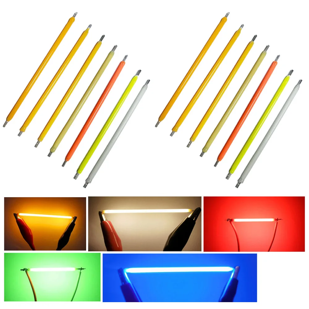 Ceramic Hard LED Filament DC3V 18.5 26 38 54 68mm DIY  Edison Bulb Diode Accessories Lamp Beads Christmas Decoration Lighting