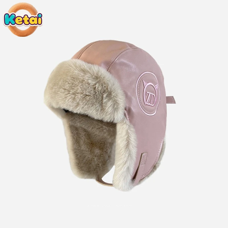 Ledermütze, Lei Feng-Mütze, dicke warme Wintermütze für Herren, modischer und multifunktionaler Anti-Kälte- und Warmer Gehörschutz