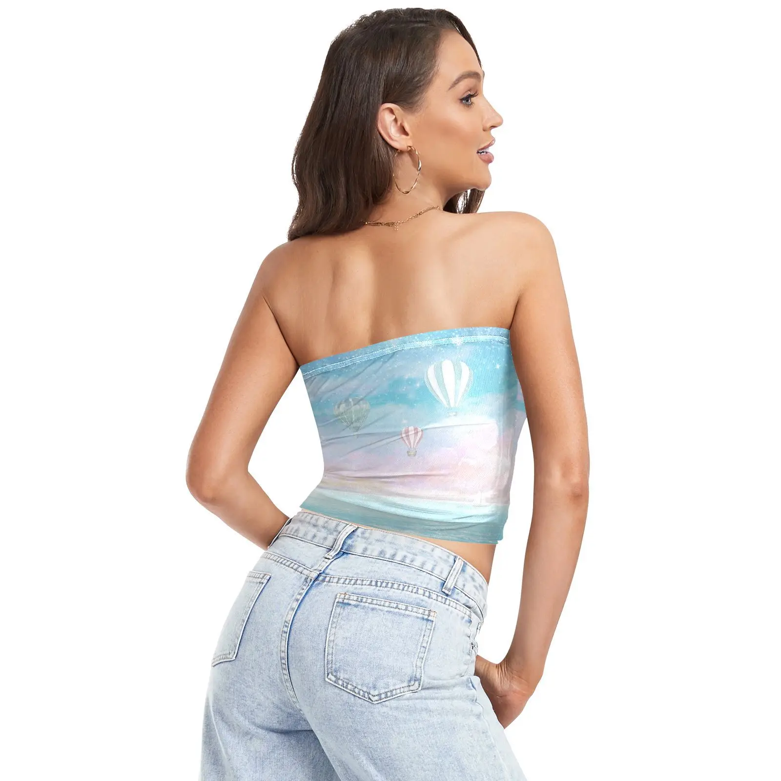 Women Lady Crop Tops Sexy Sleeveless T-Shirt Tank Tops Summer Beach Vest Bare Midriff Summer Fashion Crop Top Clothes