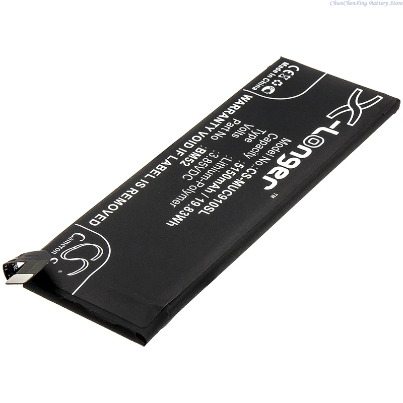 Replacement 3.85V 5150mAh CS-MUC910SL Battery BM52 for Xiaom Mi CC9e Pro  M1910F4E  Mi Note 10 Pro  M1910F4S  M1910F4G  CC9 Pro