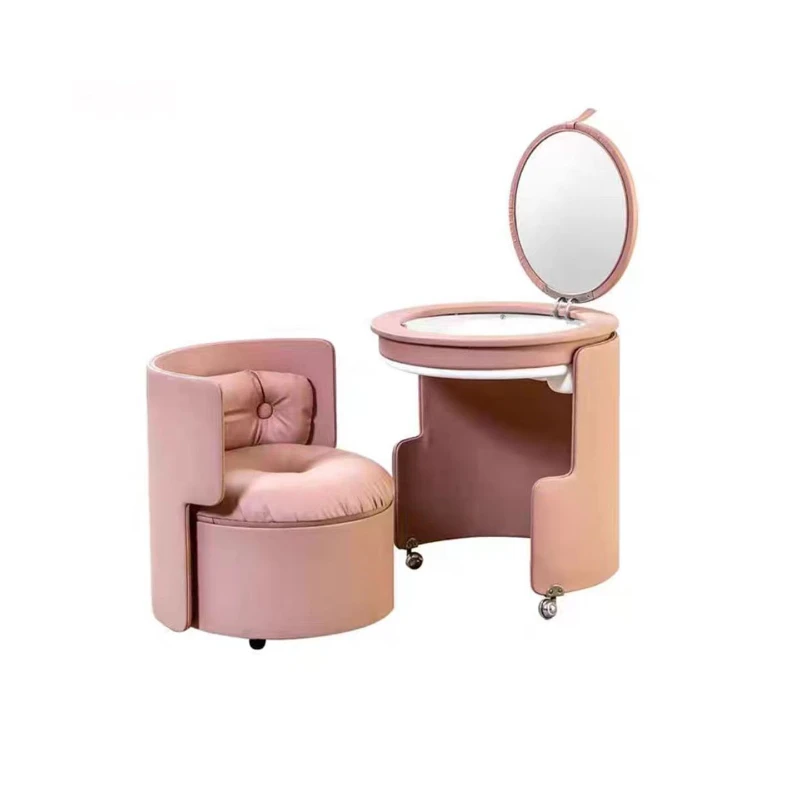 

Y Italian luxury dressing table, villa living room designer style, movable dressing table, small high-end storage cabinet