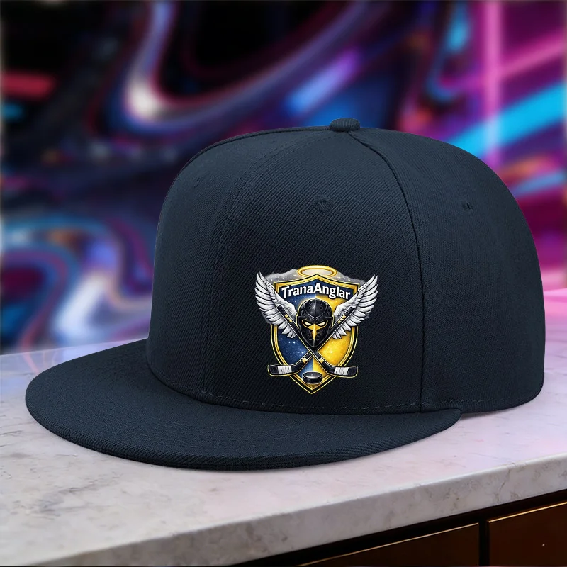 1 Tranaa Angular Print Adjustable Hip-hop Hat, Unisex Outdoor Sports Style, an Ideal Gift for Ice Hockey Games, Outdoor Adventur