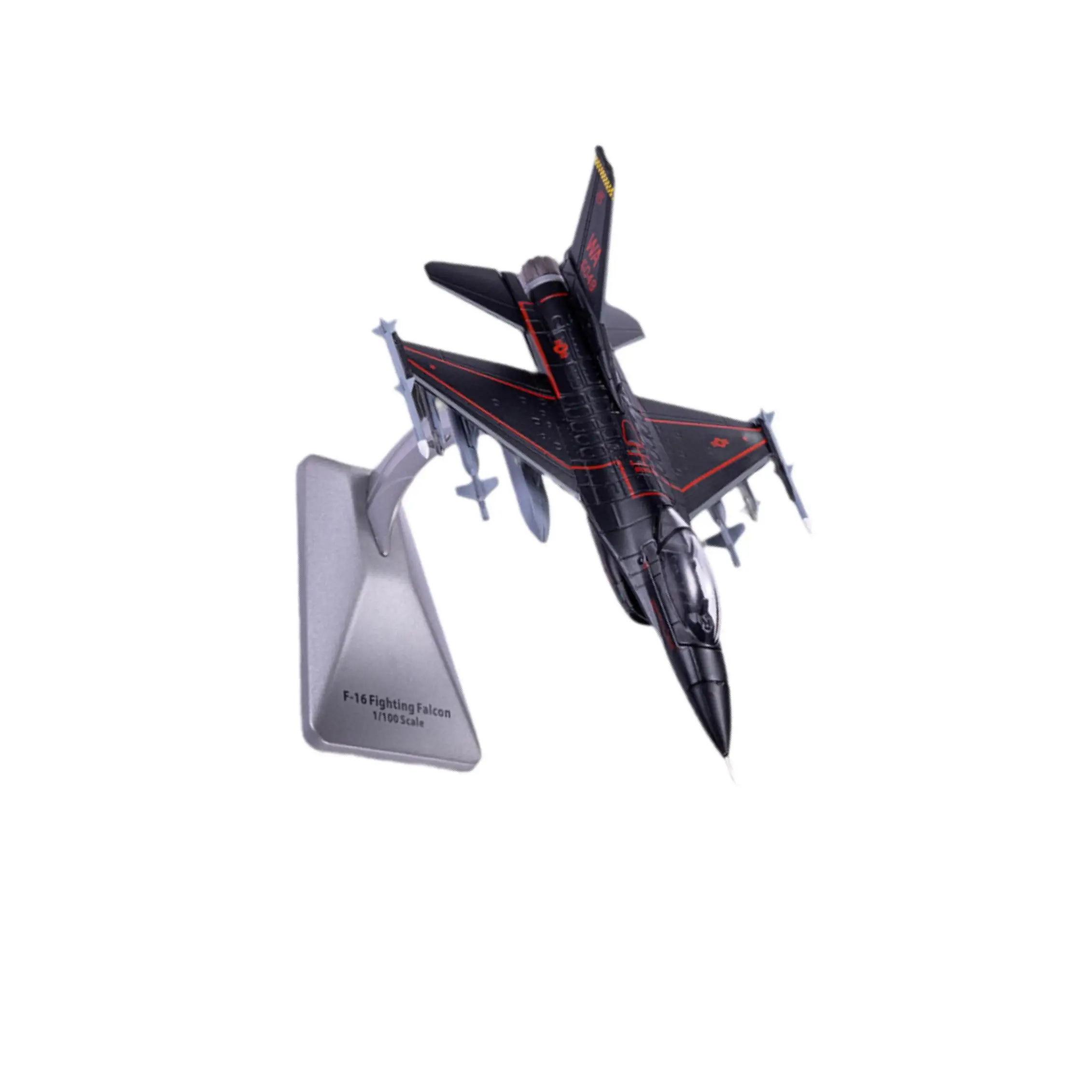 

1/100 F16 Модель самолета-истребителя Подарочный истребитель для полки в классе