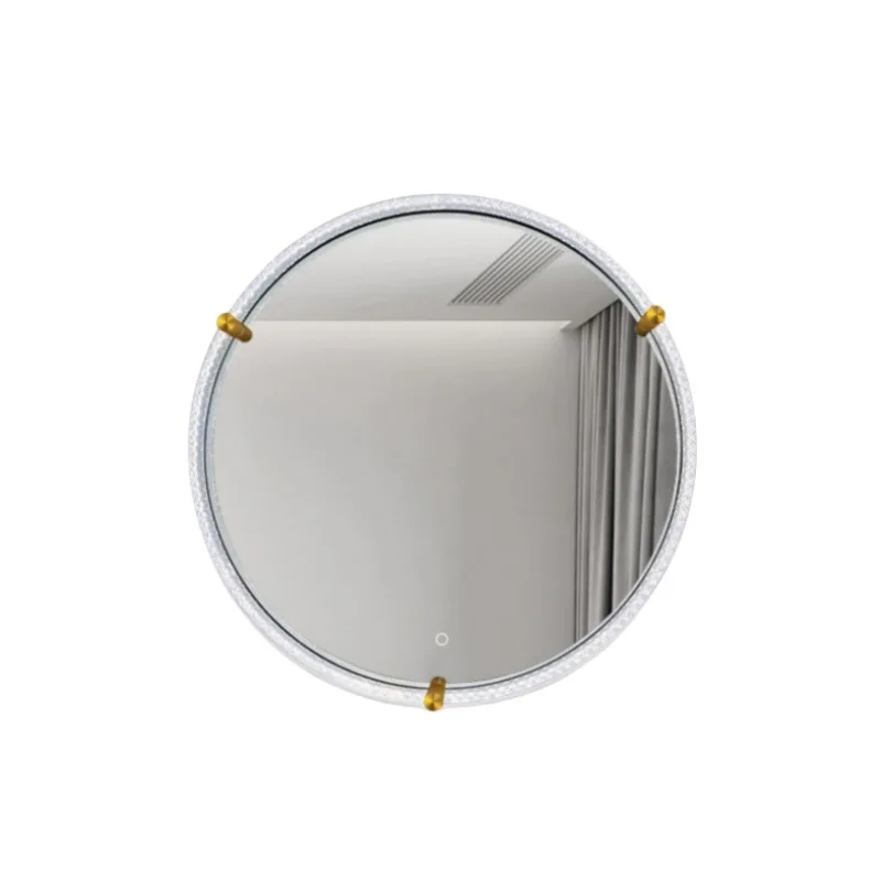 

Round led smart bathroom mirror Wall-mounted vanity mirror