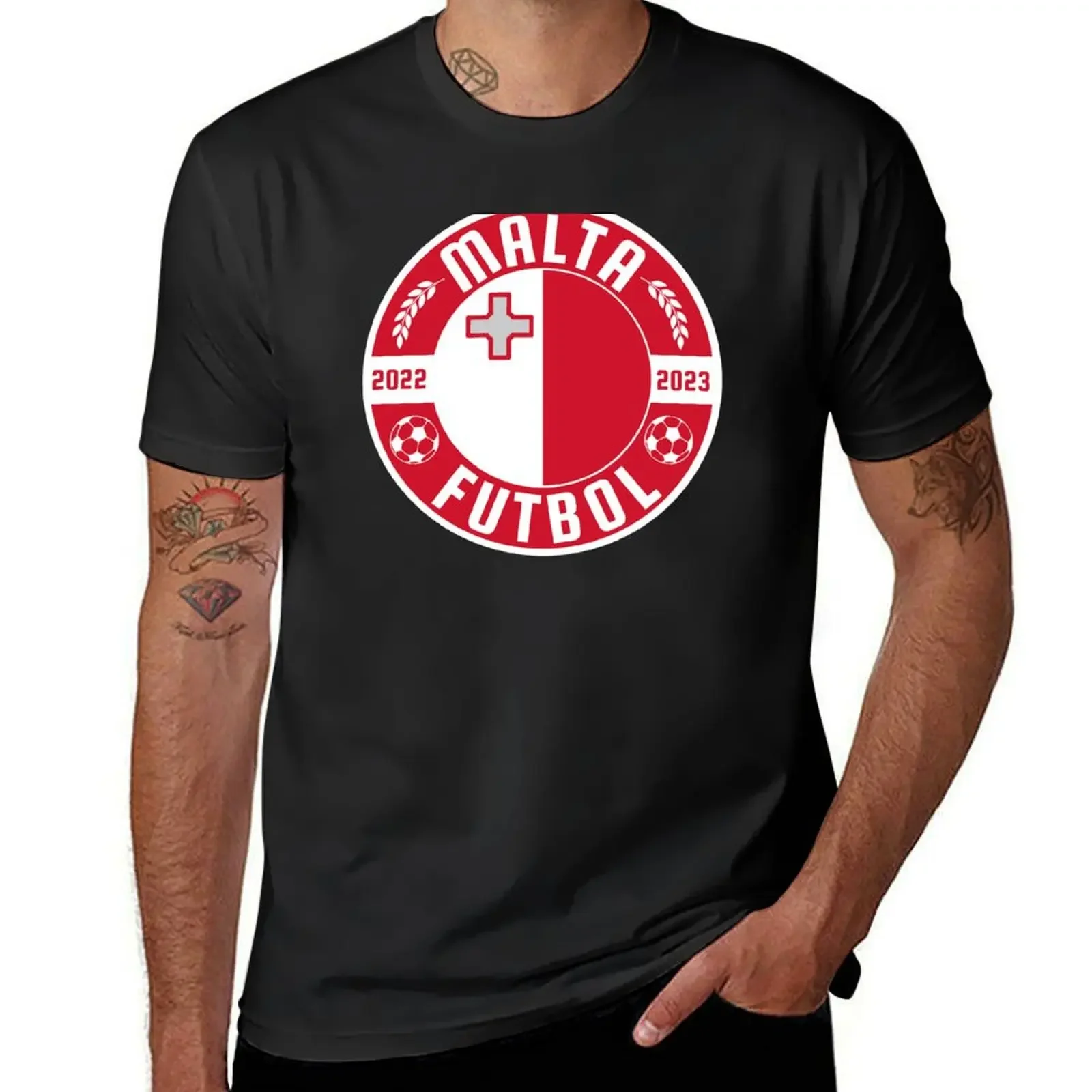

Malta Football T-Shirt oversized oversizeds anime t shirts heavyweights men clothes