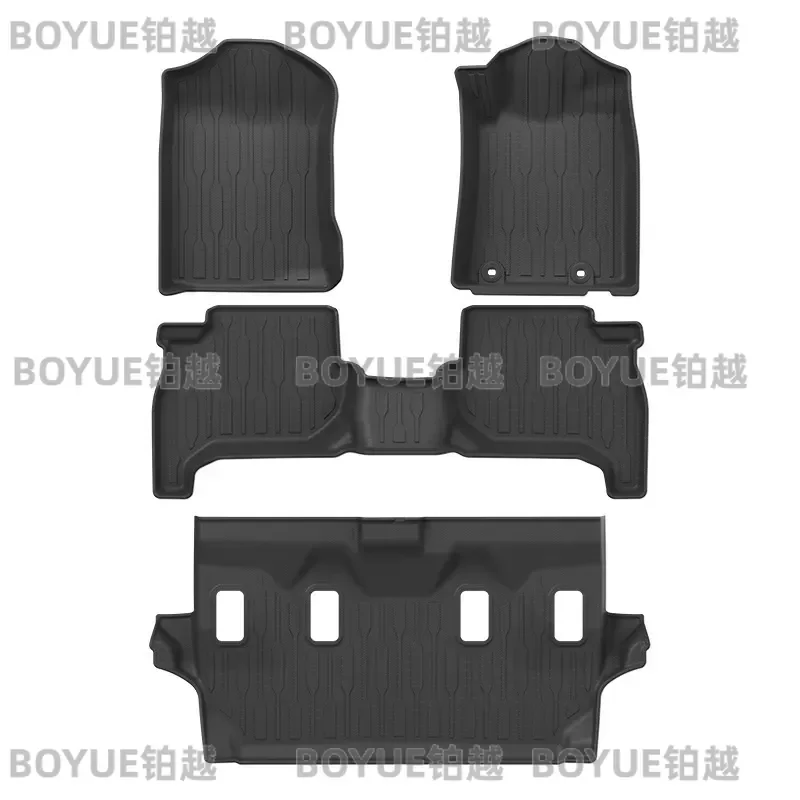 TPE Floor Mats for Daihatsu Terios Rush Custom Fit Car Foot Liners Trunk Cargo Liner All Weather Protection Interior