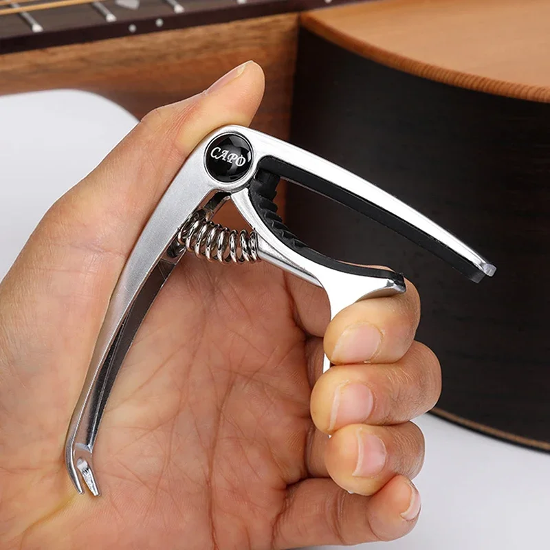 Miwayer ze stopu aluminium gitara Capo metalowy do gitary Tuner wybiera profesjonalny kapo do akustycznej gitary elektrycznej Ukulele Bass