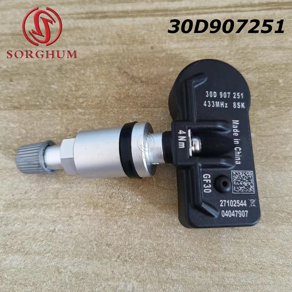 

30D907251 Tire Pressure Sensor For VW Tiguan Teramont CC Viloran Jetta Passat Magotan Sagitar Talagon Tavascan Tayron Tavendor
