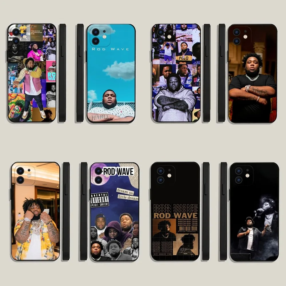 Rod W-Wave Rapper   Phone Case For iPhone 15,14,13,12,11,Plus,Pro Max,XS,X,XR,SE,Mini,8,7 Soft Silicone Black Cover