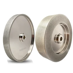 150mm CBN Grinding Wheels, 1/2'' Arbor, 1/1.25/1.5'' Width for Bench Grinders  Woodturning Tools Sharpening Wheel 6 Inch
