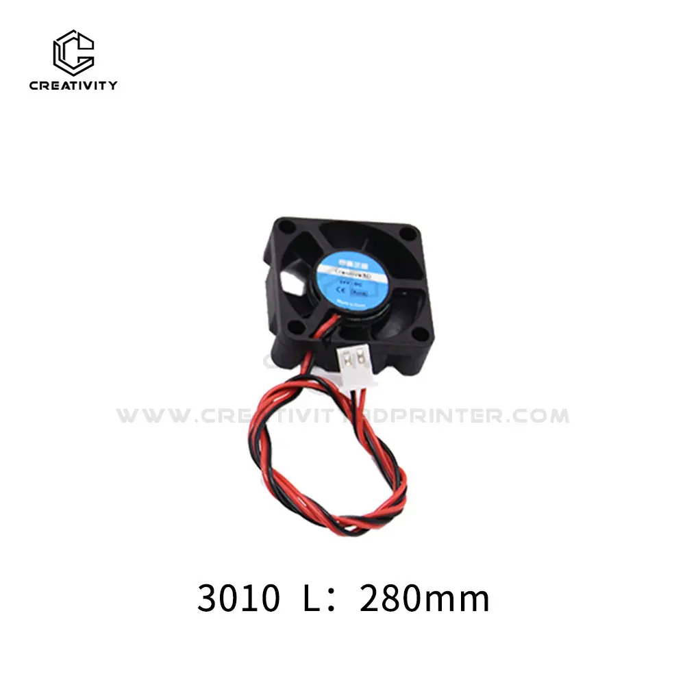 3010 Cooling Turbo Fan 12V24V Brushless 3D Printer Parts 2Pin For Extruder DC Cooler Axial flow Part Black Plastic Fan