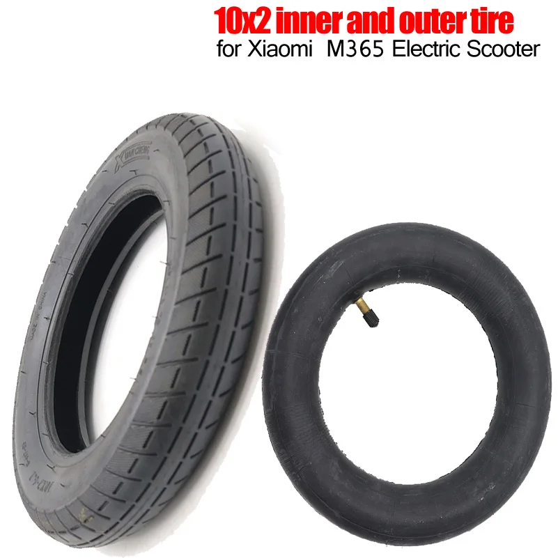 10X2-6.1 10 inch Inflatable Thickening Wheel Tire 10x2-6.1 Inner Outer Tyre for Xiaomi Mijia M365 Electric Scooter Accessories