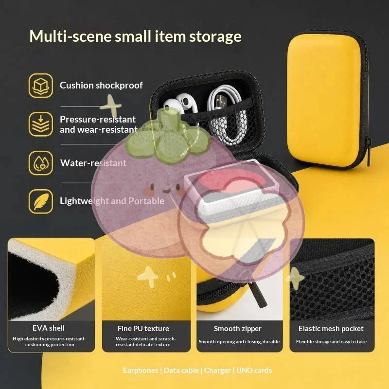 Tech Accessories Organizer Pouch - Darbeye Dayanıklı EVA Teknolojili Aksesuar Düzenleyici