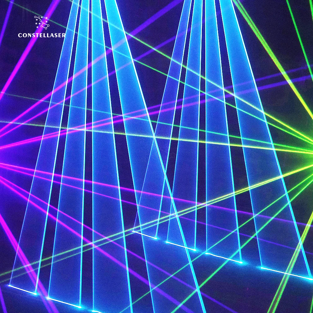 12W Effect ILDA Protocols RJ45 Network Cable Interface for DJ Professional Stage Disco Party