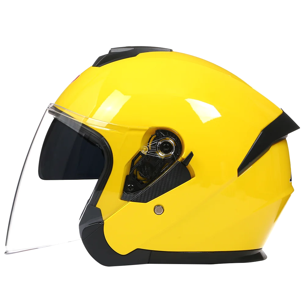 

Vintage Open Face Helmet Full Face Casque Moto Chopper Bubble Style Motorbike Casco Moto 3/4 Jet Wind Face Shied Dot Approved