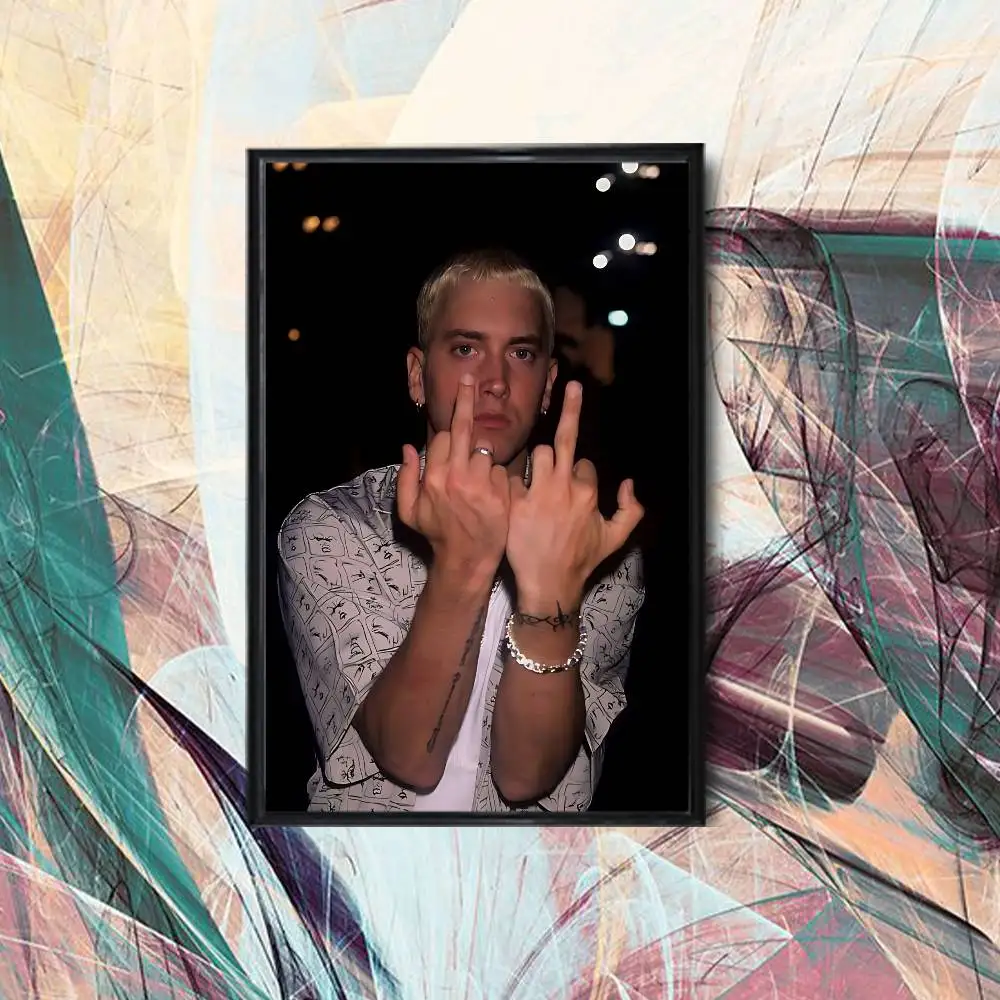 Lose Yourself Slim Shady Rap God Eminem Poster Prints Wall Art Picture Painting Living Room Restaurant Bar Large Dec Sticker