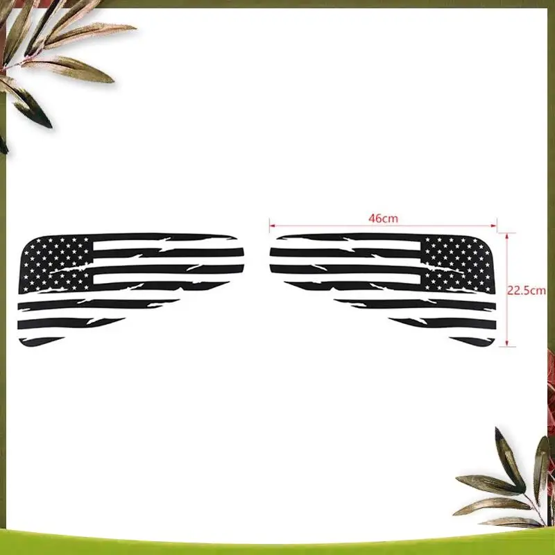 

Portable Window Decal Rear Window Distressed Flag Sticker For Ford Mustang 2008 2009 2010 2011 2012 2013 2014