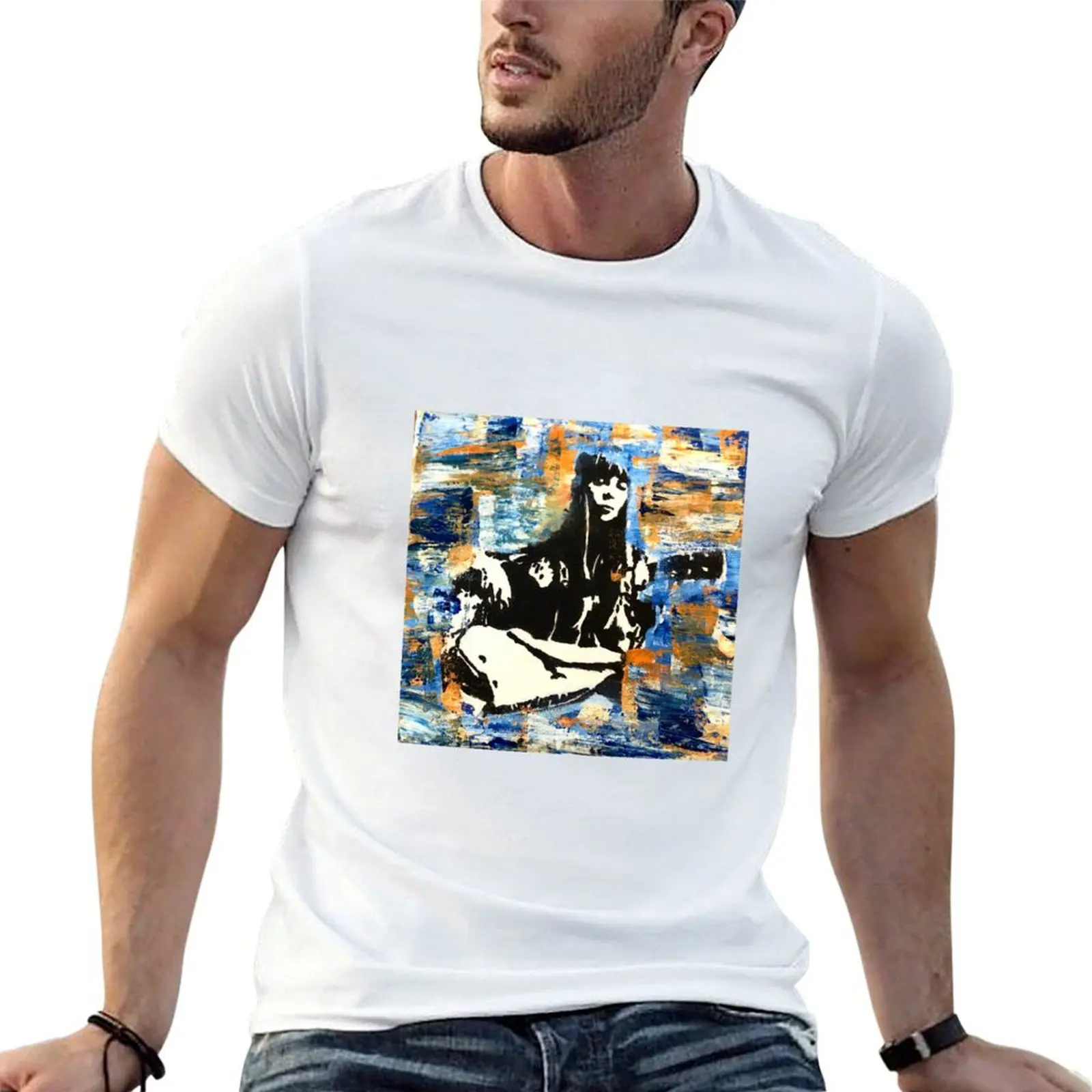 Joni Mitchell T-Shirt Relaxed Fit Casual Short Sleeve Top