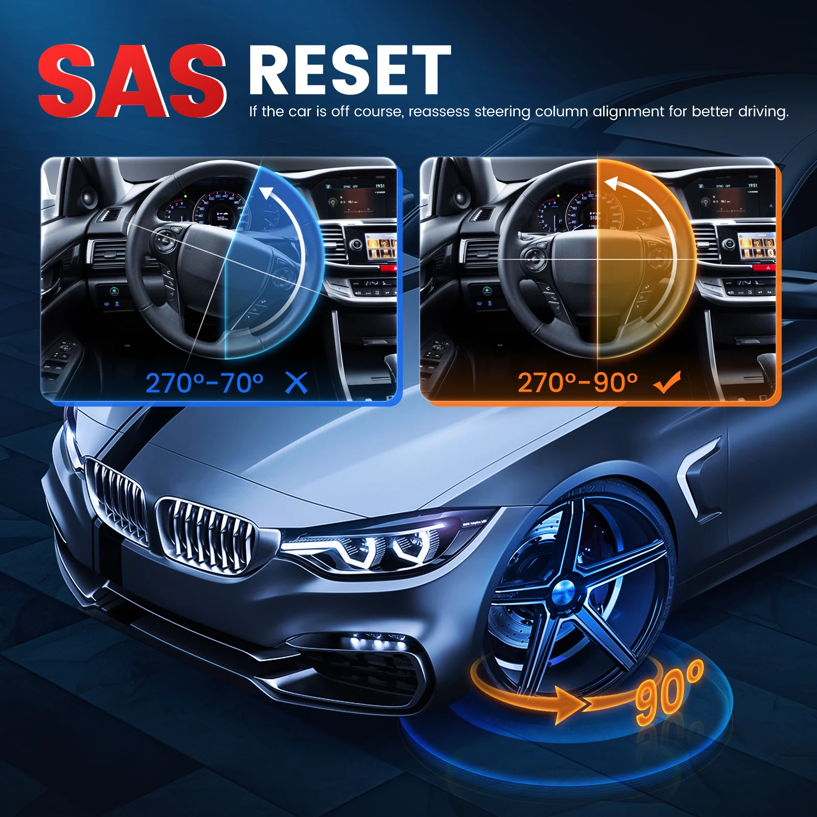 Actualizaciones WiFi Gratuitas de por Vida, Escáner OBD2 ANCEL DS200 para Todos los Sistemas, Herramienta de Diagnóstico de Transmisión ABS SRS, 15+ Funciones de Reinicio, Auto VIN