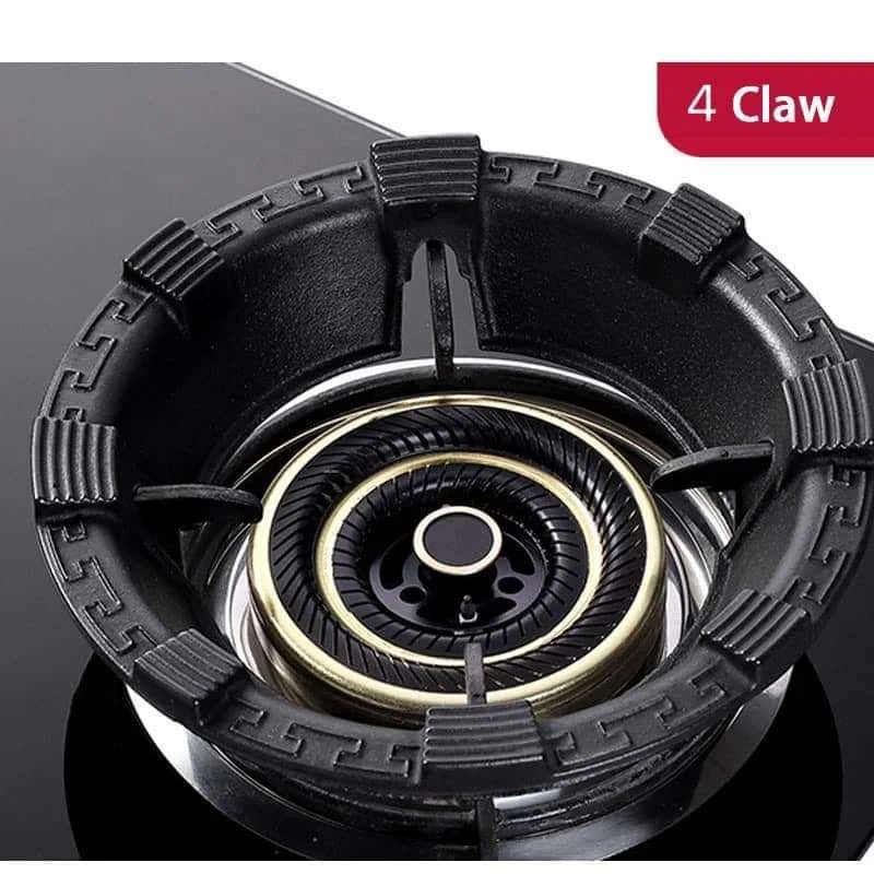 Universal Gas Stove Windshield & Stove Rack 4/5 Claw Anti-Slip Fire Gathering Support For Home Cooking Gas Stove Accessories
