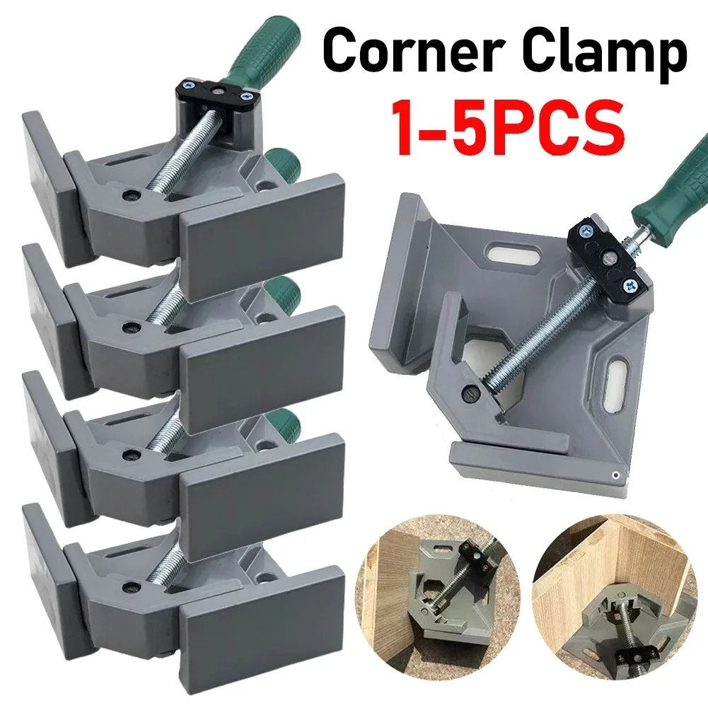 90 Degree Right Angle Clip Clamp Picture Frame Corner Clamp Right Angle Welding Woodworking Clamping Tool Aluminum Corner Clamp