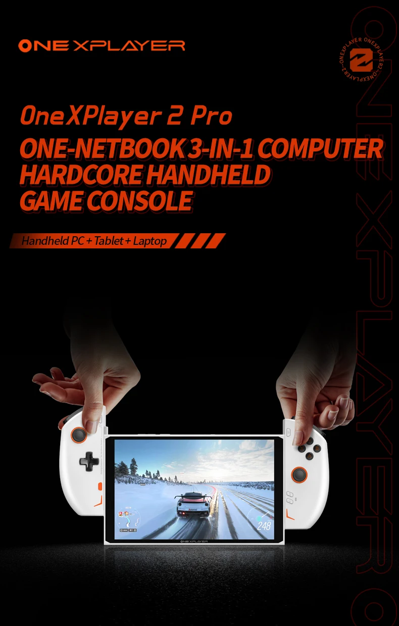 OneXPlayer 2 Pro Onexplayer AMD Ryzen 7 7840U Wins Gaming Console Portable Mini PC Laptop Notebook Tablet For Business Office