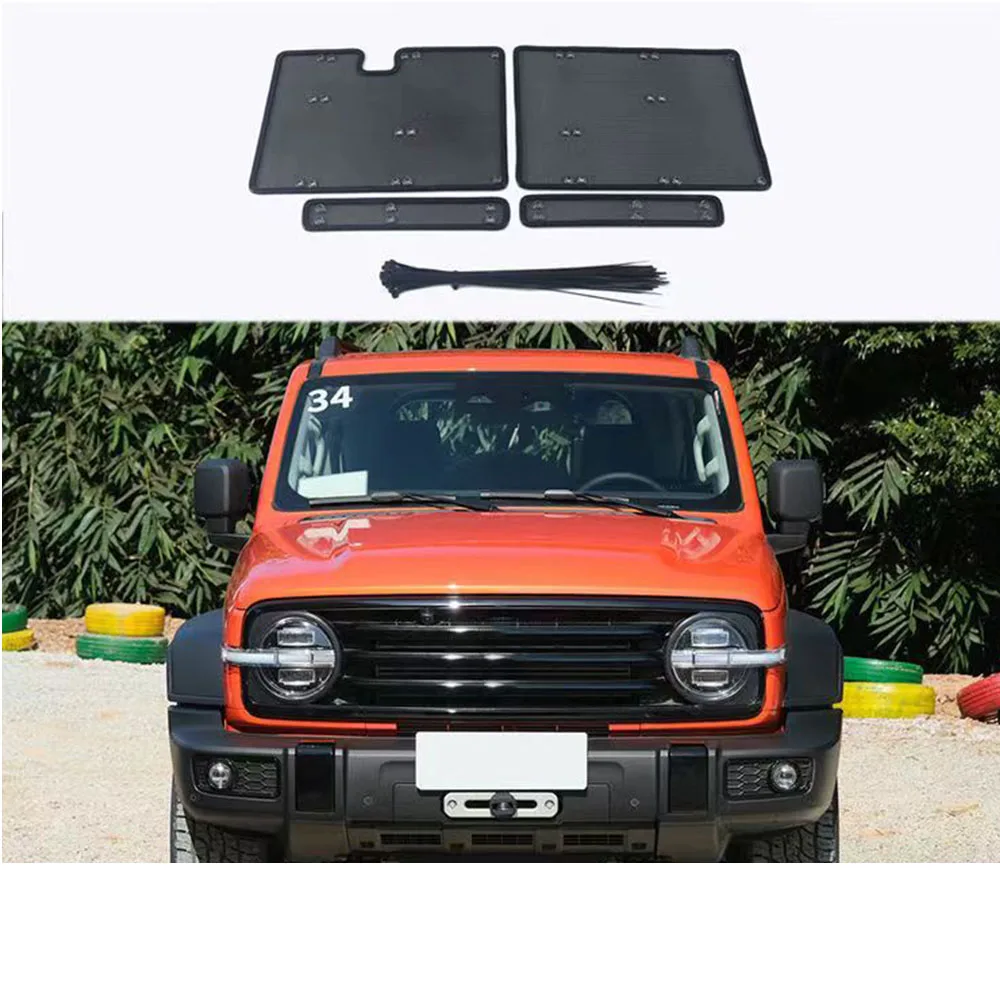 For TANK 300 Car Front Grille Insect Proof Net Radiator Condenser Protective Cover Auto Accessories