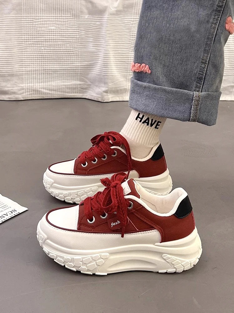 Women's Sneakers Summer 2026 Woman-shoes Shoes Platform Tennis Female New Roses Casual Fashion Thick Sole Trainers Leisure