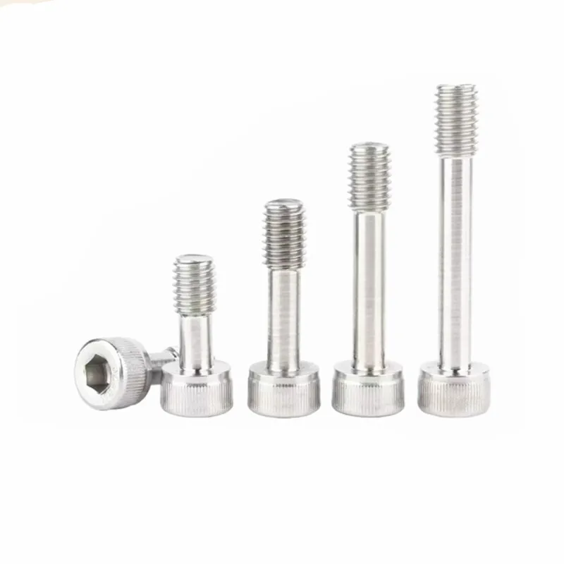 4 #   6 #   8 #   10 # -24 10 # -32 1/4-20UNC الموضوع DIN912 304 سداسية من الفولاذ المقاوم للصدأ المقبس غطاء الرأس الأسير مسامير فضفاضة البراغي مكافحة تخفيف #3