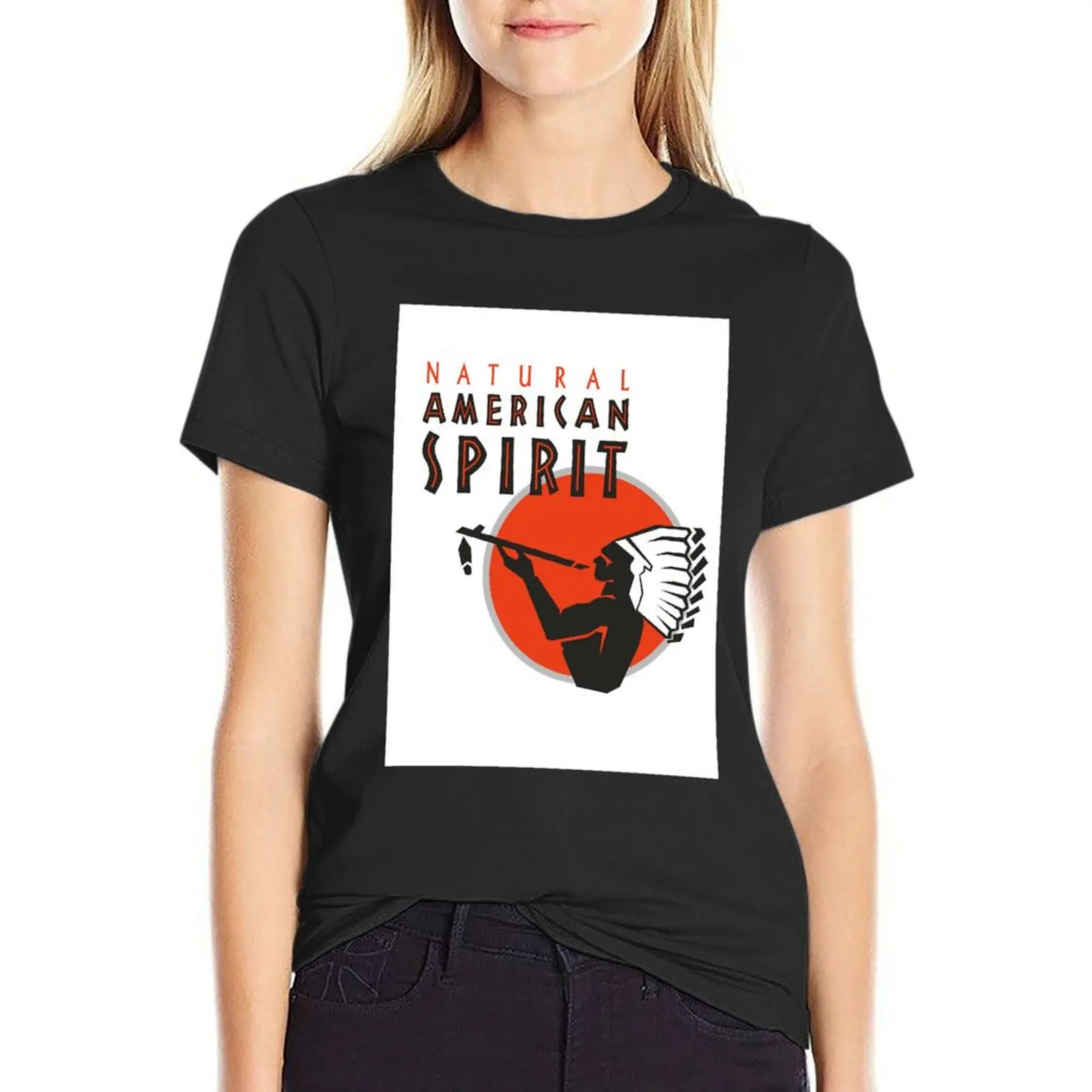 

American Spirits Cigarettes Classic T-shirt graphics Short sleeve tee aesthetic clothes Woman T-shirts