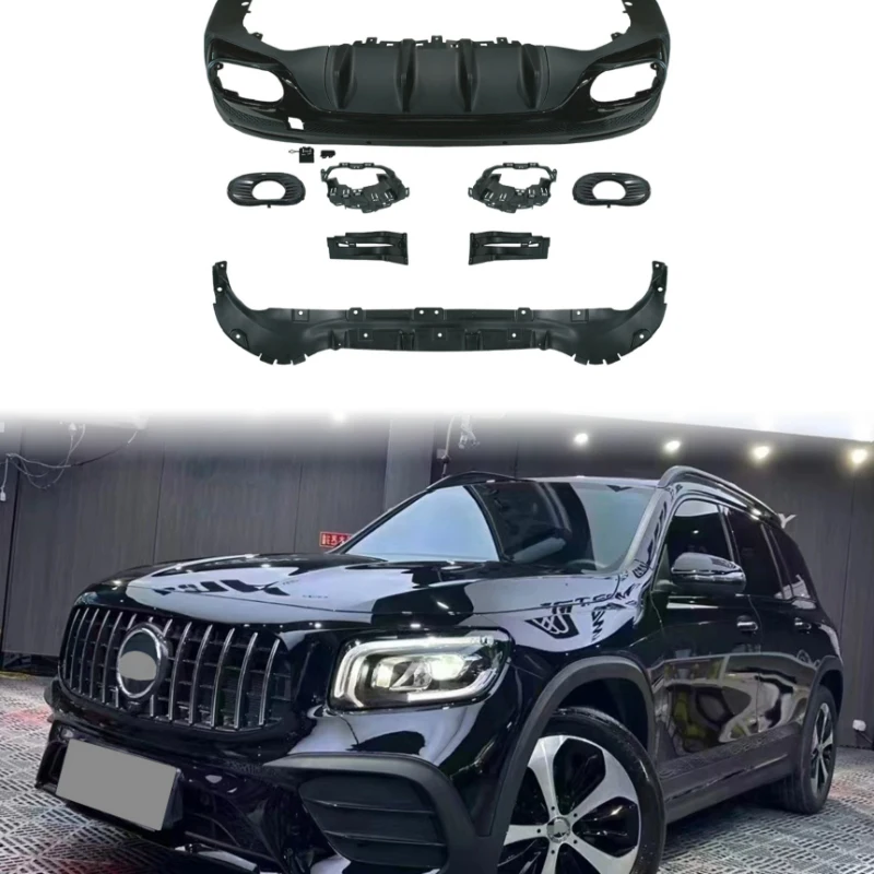

Suitable for Mercedes-Benz GLB-Class X247 2020-2024, Racing AMG Style Facelift Body Kit, Rear Bumper Refit Parts