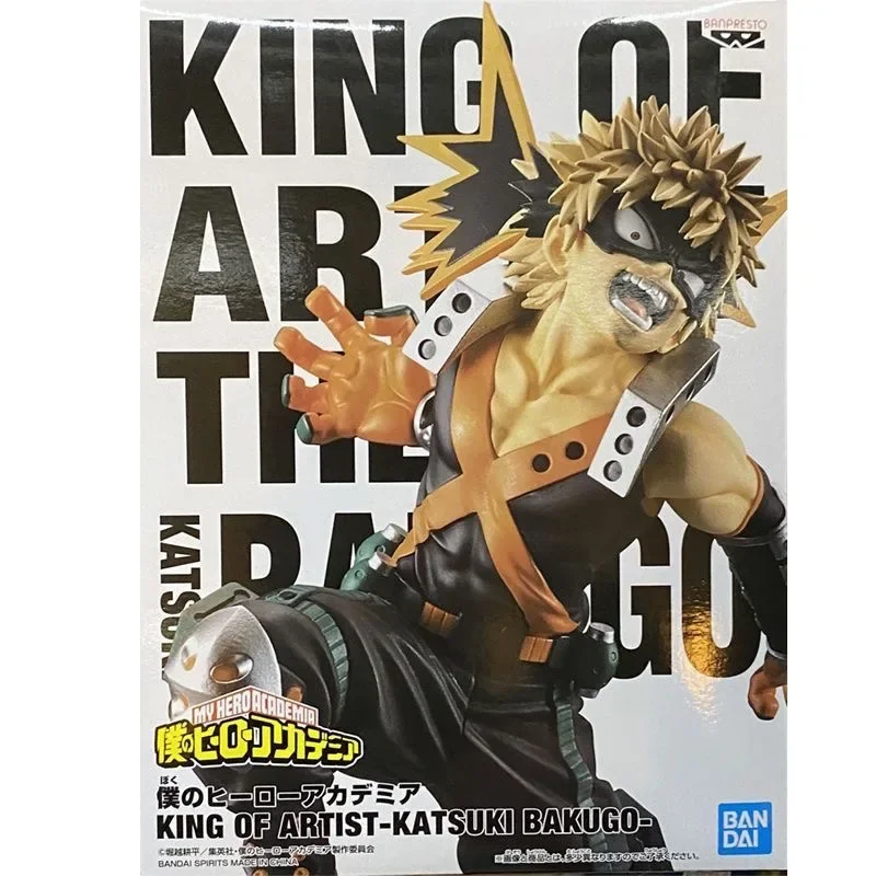 Bandai-figuras de acción de My Hero Academia, juguetes de Anime, adornos coleccionables, textura, Bakugou Katsuki, Original