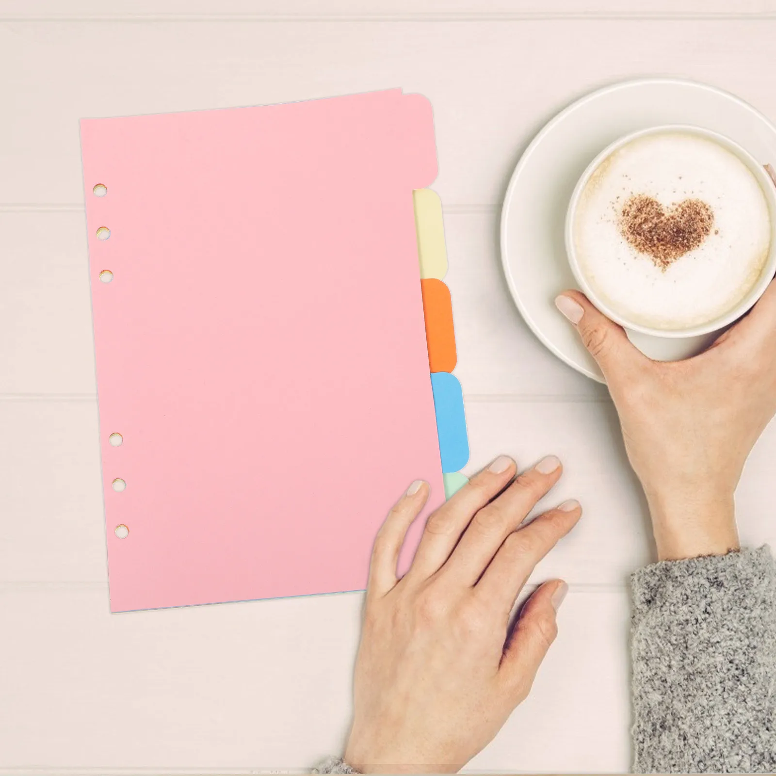 

Набор цветных разделителей формата А5 с 5 секциями для 6-кольцевых папок-регистраторов, вкладыши-органайзеры, классификационные этикетки, листы для маркировки