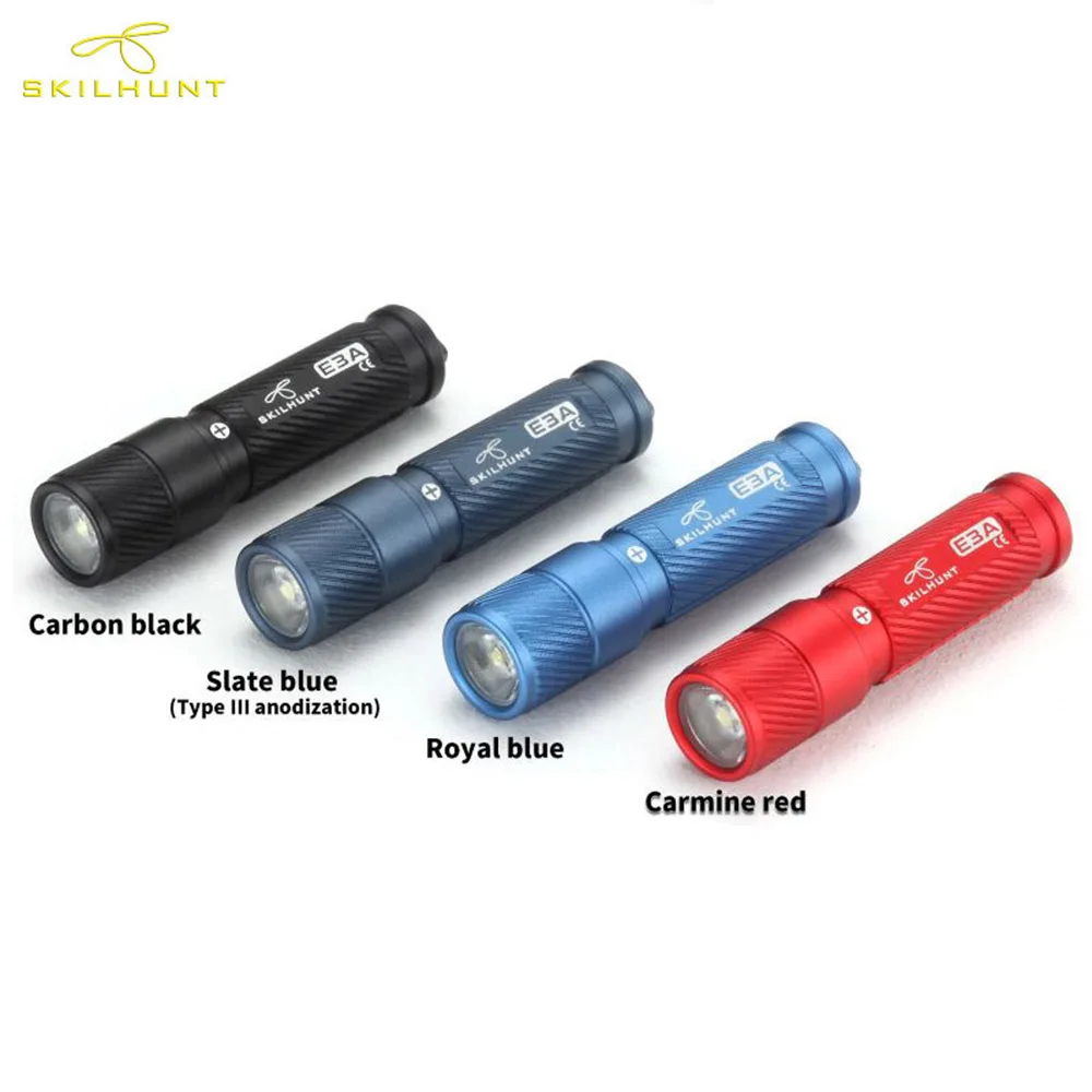 SKILHUNT-llavero E3A AAA, linterna LED Mini, luz LED para llave, Poket, antorcha para exteriores, Camping diario, senderismo, equitación, pesca,