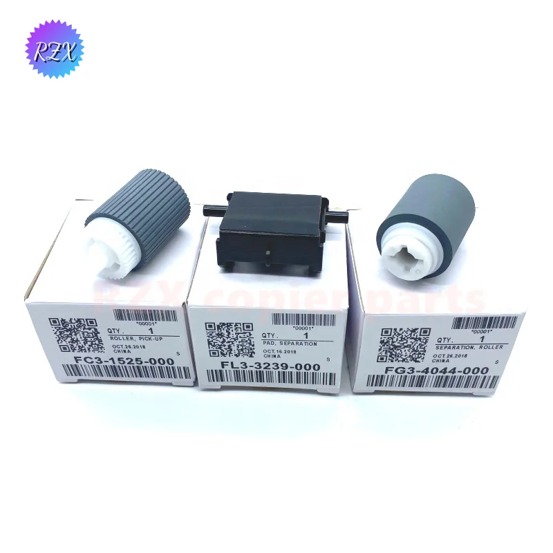 2PCS FG3-4044 FC3-1525 FL3-3239 ADF Pickup Feed Roller Separation Pad for Canon IR2520 2525 2530 2002 2202 2204 2016 2020 2116