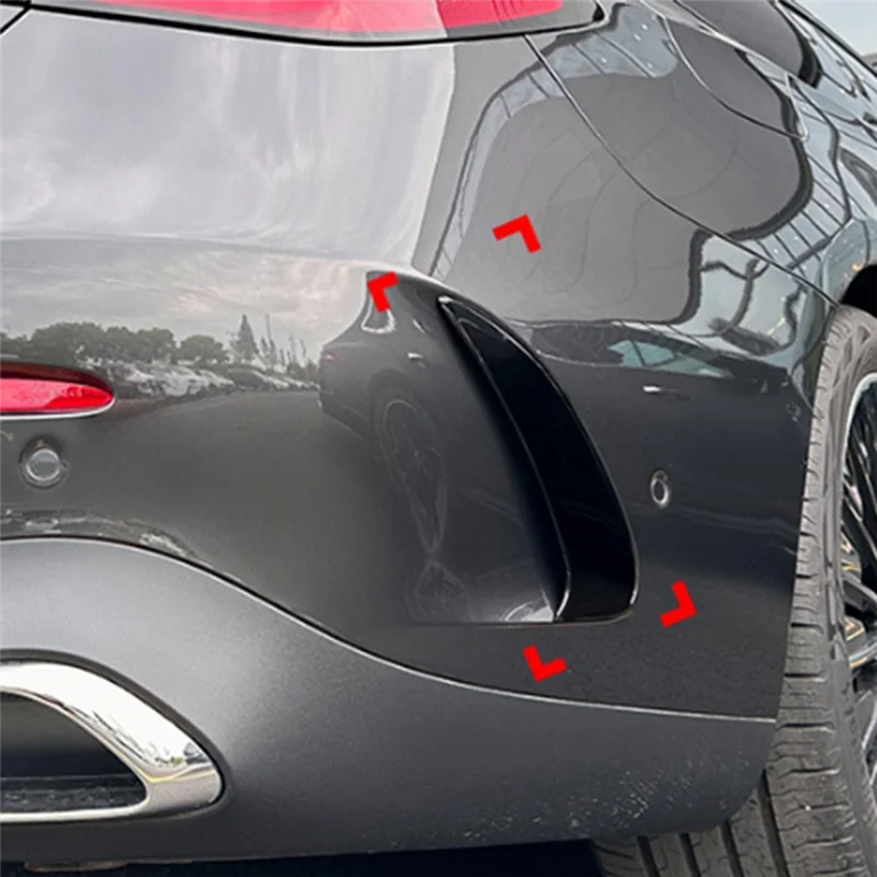 AASS-Car Rear Bumper Spoiler Side Wing Canard Trim For Mercedes-Benz CLE Coupe C236 2024+ AMG