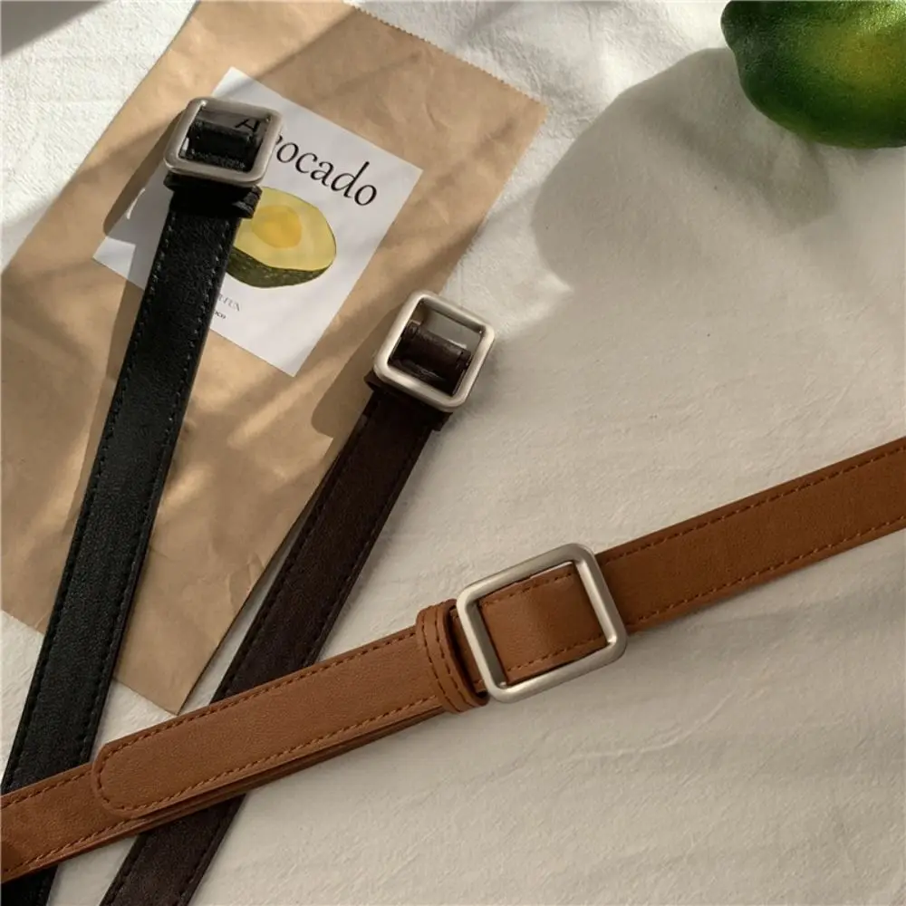 Ceinture en cuir au Design de luxe à la mode, polyvalente, sangle de taille décontractée, réglable pour pantalons et jeans pour femmes et hommes
