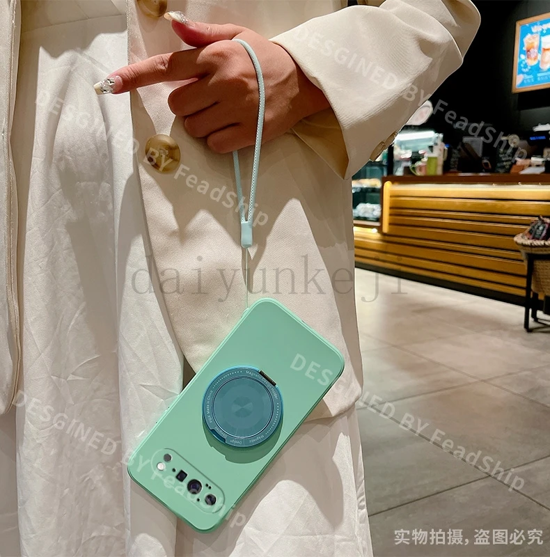 Google Pixel 9 7 8 6 5 Pro XL Pixel 6A 8A 7A 5A用 シリコン製ソフトカバー 磁気ホルダー付き スクリーンプロテクター付きスマホケース