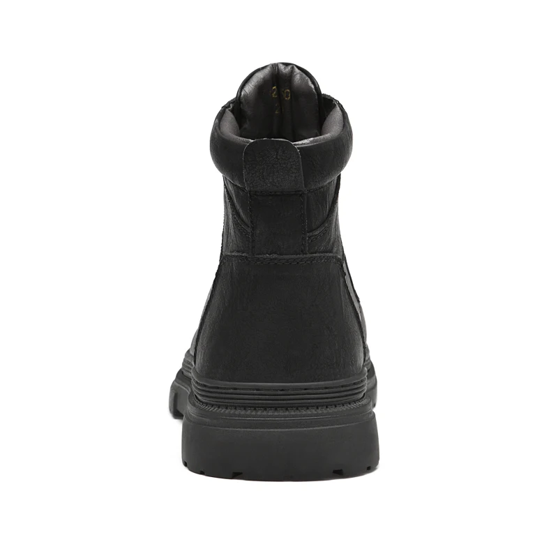 Теплая зимняя мужская кожаная обувь, резиновые непромокаемые ботильоны, уличные удобные рабочие зимние ботинки на меху для мужчин, Zapatos Para Hombre