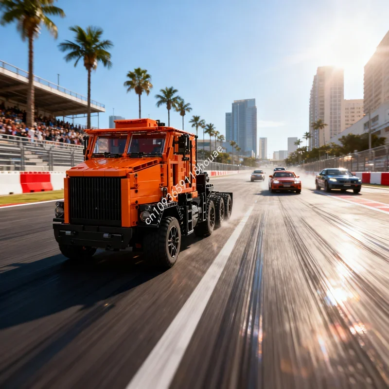 

2925 деталей MOC Oshkosh: Техническая модель-конструктор, сборная конструкция, рождественский подарок, DIY, креативная идея, развивающие игрушки для детей