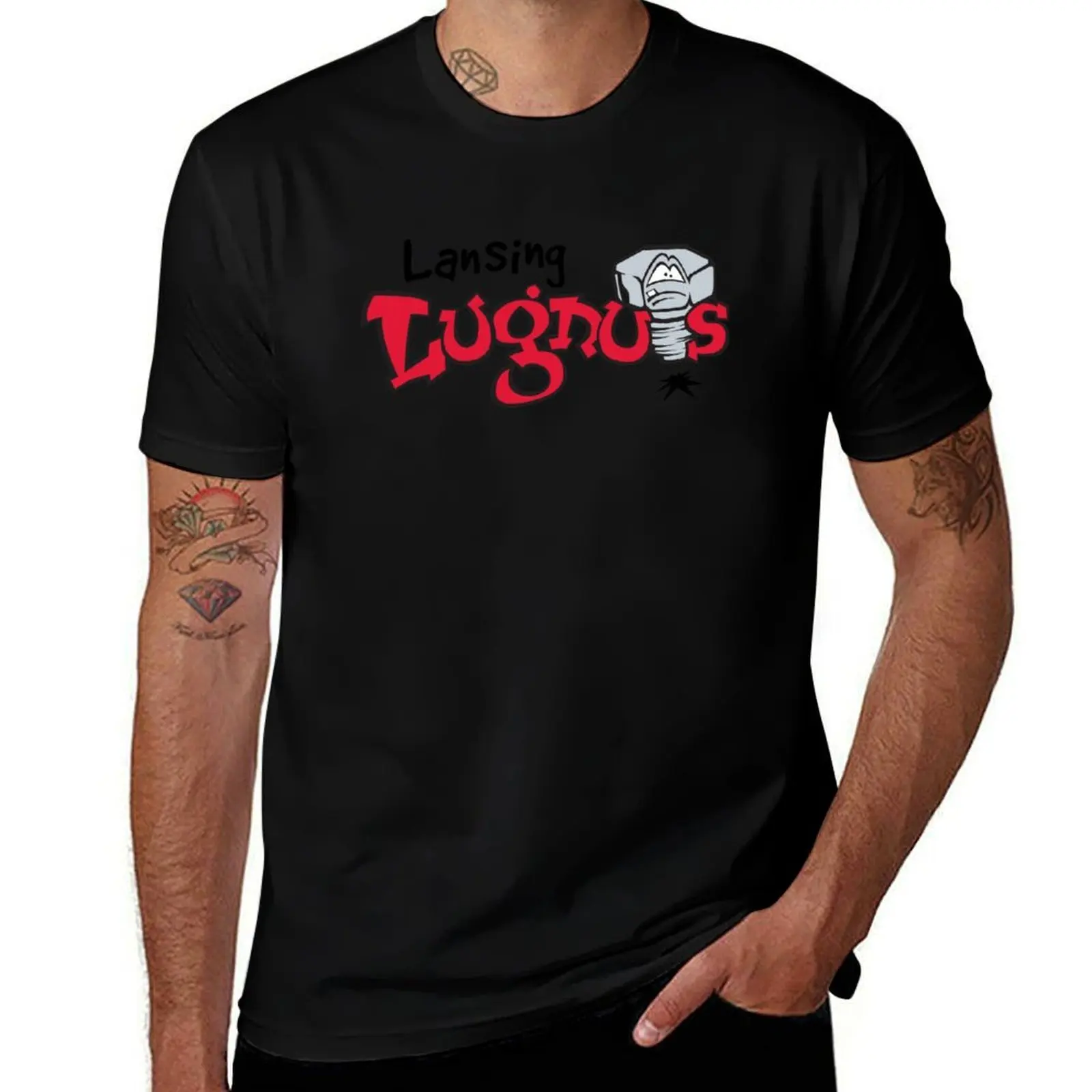 

ansing Lugnuts icons T-Shirt man t shirts graphic man tshirt anime t shirts oversize T-Shirt