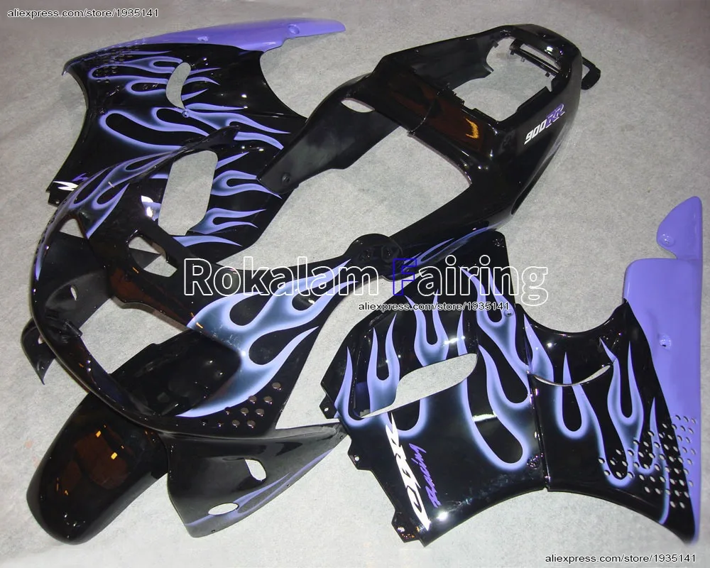 

Popular For Honda CBR900RR 94 95 Fairing Kit CBR 893RR 1994 1995 CBR 893 CBR 900RR Purple Flame Motorcycle Fairing