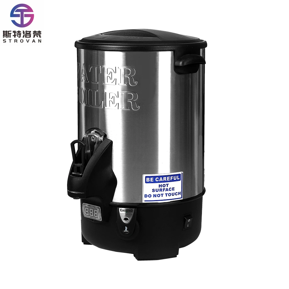 STLF JW Different Capacity Party Catering Large Capacity Restaurant Electric Keep Warm  Thermos Pot Water Boiler Urn