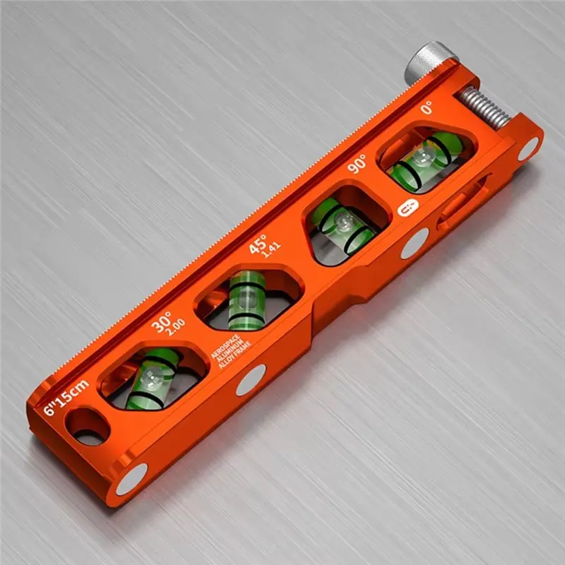 LICE-High-Precision 1Pc Mini Scale Level Ruler, Magnetic Pipeline Leveling& Measuring Tool
